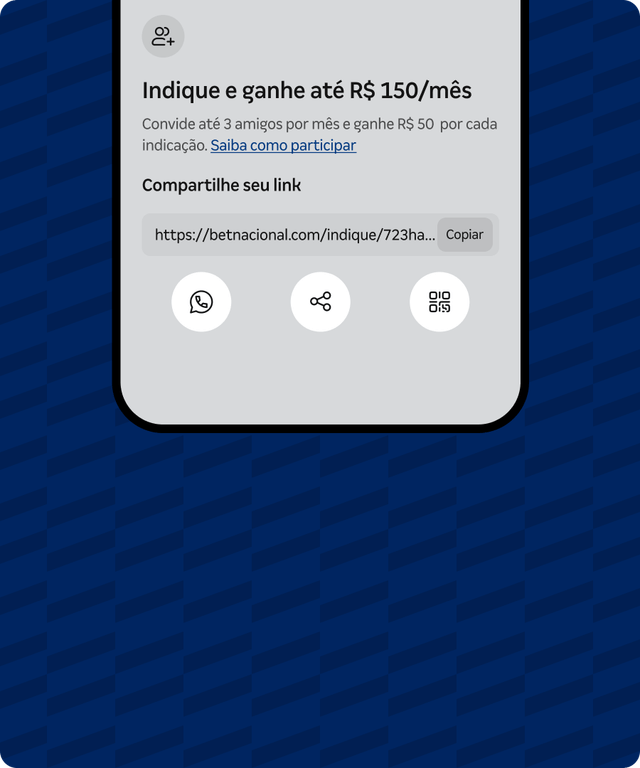 Indique e ganhe | Betnacional
